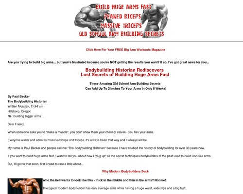 Muscle Constructing Get Enormous Arm Muscle tissues Quick Bodybuilding
