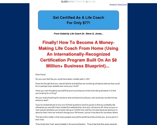 Life Teaching Certification – Large Conversions!